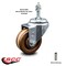 Service Caster 3 Inch High Temp Phenolic Wheel Swivel 3/8 Inch Threaded Stem Caster SCC SCC-TS20S314-PHSHT-381615 - alternate 3